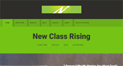 Desktop Screenshot of newclassrising.com